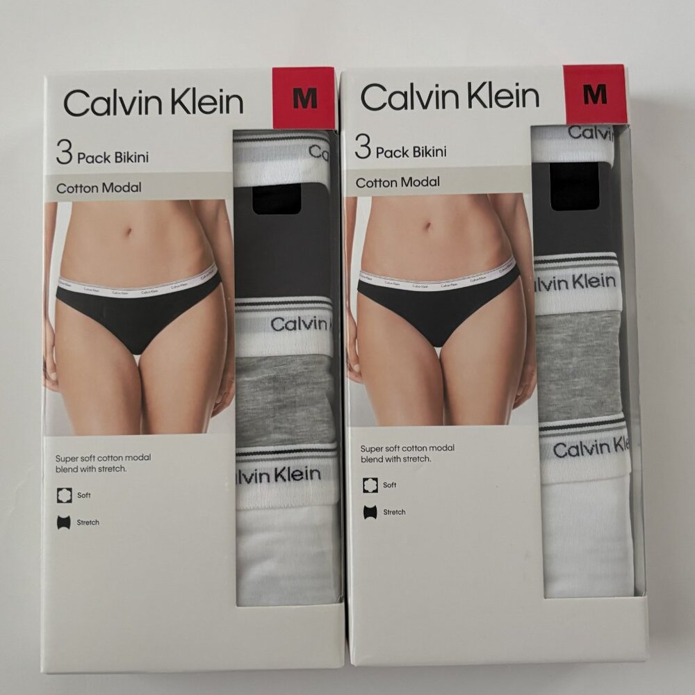Calvin Klein Women’s underwear Bikini, 6-pack